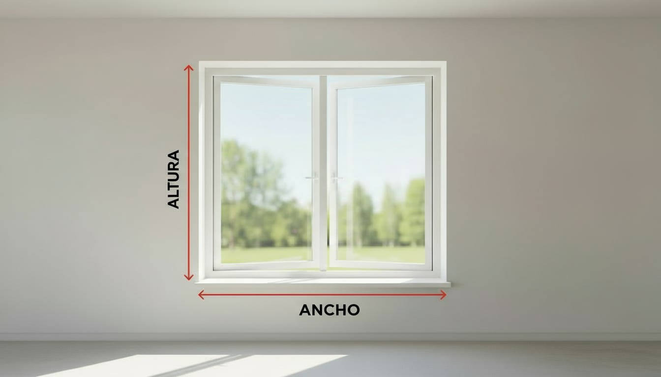 tamaño estandar ventanas